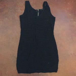 Partially see thru little black dress small s